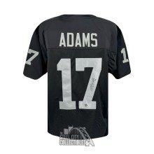 Davante Adams Autographed Las Vegas Custom Black Football Jersey - BAS (7 Signed)