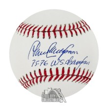 Dave Concepcion 75-76 WS Champion Autographed Official MLB Baseball - BAS