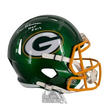 Dave Robinson HOF 2013 Autographed Green Bay Packers Flash Replica Full Size Football Helmet - BAS
