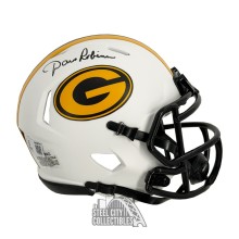 Dave Robinson Autographed Green Bay Packers Lunar Eclipse Mini Helmet - BAS