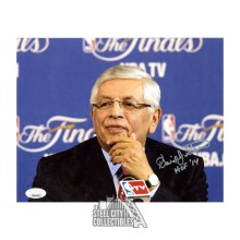 David Stern HOF 14 Autographed 8x10 Basketball Photo - JSA