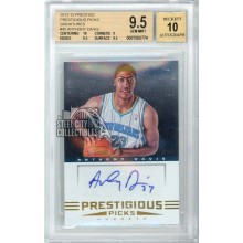 Anthony Davis 2012-13 Panini Prestige Prestigious Picks Rookie Autograph Card #45 BGS 9.5