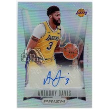 Anthony Davis 2021-22 Panini Prizm Flashback Silver Autograph Card #FS-ADV