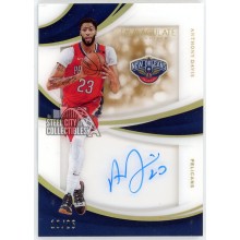 Anthony Davis 2018-19 Panini Immaculate Shadowbox Autograph Card #SS-ADV 19/25