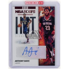 Anthony Davis 2019-20 Panini Hoops Hot Signatures Autograph Card #HS-ADV 17/25