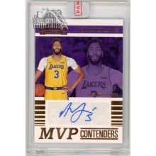 Anthony Davis 2019-20 Panini Contenders MVP Bronze Autograph Card #MVP-ADV 09/25