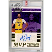 Anthony Davis 2019-20 Panini Contenders MVP Gold Autograph Card #MVP-ADV 02/10