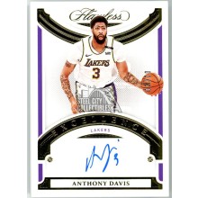 Anthony Davis 2020-21 Panini Flawless Excellence Gold Auto Card #EXS-DAV 02/10