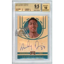 Anthony Davis 2012-13 Panini Threads Rookie Autograph Card #201 BGS 9.5
