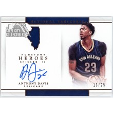 Anthony Davis 2016-17 Panini National Treasures Hometown Heroes Auto Card 13/25