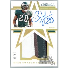 Brian Dawkins 2021 Panini Flawless Star Swatch Holo Gold Auto Card STS-BDA 16/20
