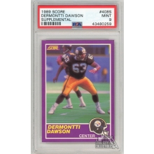 Dermontti Dawson 1989 Score Football Rookie Card #408S PSA 9 Mint