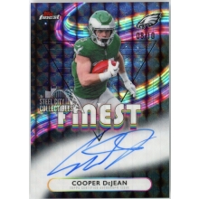 Cooper DeJean 2025 Topps Finest Black Geometric Autograph Card #FA-CDJ 8/10