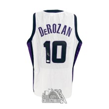 DeMar DeRozan Autographed Sacramento Custom White Basketball Jersey - BAS
