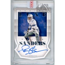 Deion Sanders 2015 Panini Luxe Die-Cut Autograph Card #DC-DS 04/10