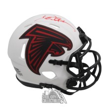 Deion Sanders Autographed Atlanta Lunar Eclipse Mini Football Helmet - BAS