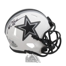 Deion Sanders Autographed Dallas Lunar Eclipse Mini Football Helmet - BAS