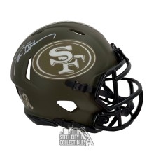 Deion Sanders Autographed San Francisco 49ers Salute To Service Mini Football Helmet - BAS