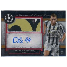 Dejan Kulusevski 2020-21 Topps Museum Collection UEFA Champions League Autograph Patch Card #AJR-DK 18/25