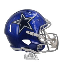 DeMarcus Ware HOF 2023 Autographed Dallas Flash Replica Full Size Helmet - BAS
