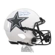 DeMarcus Ware HOF 2023 Autographed Dallas Lunar Eclipse Authentic Full Size Football Helmet - BAS