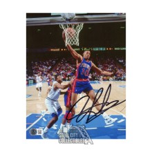 Dennis Rodman Autographed Detroit Pistons 8x10 Basketball Photo - BAS