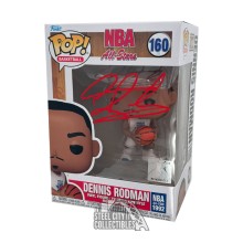 Dennis Rodman Autographed All Stars Funko Pop - BAS (Red Ink)