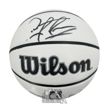 Dennis Rodman Autographed Wilson Canvas Edition Basketball - BAS