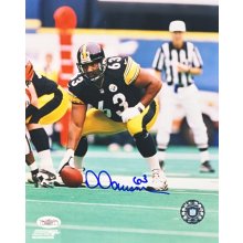 Dermontti Dawson Autographed Pittsburgh Steelers 8x10 Photo (Far Stance) - JSA COA