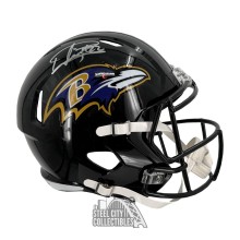 Derrick Henry Autographed Baltimore Ravens Speed Replica Full Size Football Helmet - BAS