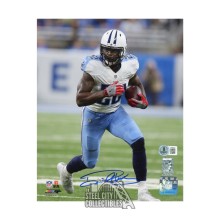 Derrick Henry Autographed Tennessee 8x10 Football Photo - BAS (Running)