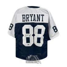 Dez Bryant Autographed Dallas Custom Blue/White Football Jersey - BAS