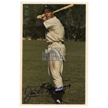 Joe DiMaggio Autographed Jumbo 4x6 Card - JSA LOA YY50880
