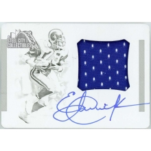Eric Dickerson 2018 Panini National Treasures Jersey Autograph Printing Plate Card #CS-ED 1/1