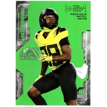 Jurrion Dickey 2024 Skybox Metal Universe Champions Green PMG Rookie Card 05/10