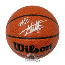 Dikembe Mutombo Autographed Wilson Basketball - BAS