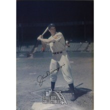 Joe DiMaggio Autographed 9.5X13.5 Color Batting Pose In Batters Box- JSA LOA YY33653