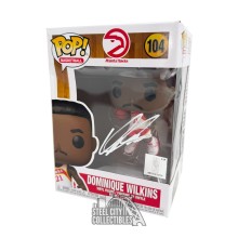 Dominique Wilkins Autographed Atlanta Hawks Funko Pop - BAS (Damaged Box)