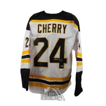 Don Cherry Autographed Boston Custom White Hockey Jersey - BAS