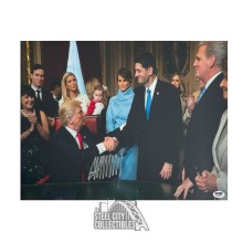 Donald J Trump Autographed 12x18 Photo - PSA/DNA (First Inauguration)