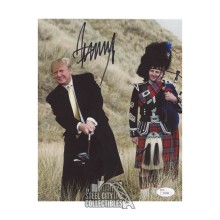 Donald J Trump Autographed 8x10 Photo - JSA LOA (Golfing)