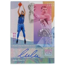 Luka Doncic 2018-19 Panini Status New Breed Rookie Autograph Card #NB-LDC