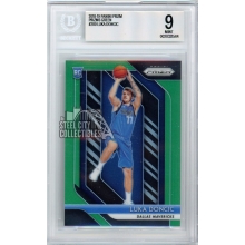 Luka Doncic 2018-19 Panini Prizm Green Rookie Card #280 BGS 9