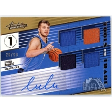Luka Doncic 2018-19 Panini Absolute Tools of the Trade Rookie Autograph Card #T4-LDC 20/99