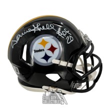 Donnie Shell HOF 20 Autographed Pittsburgh Steelers Speed Mini Football Helmet - BAS