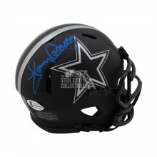 Tony Dorsett Autographed Dallas Cowboys Eclipse Mini Football Helmet - BAS