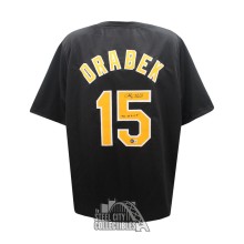 Doug Drabek 90 NL CY Autographed Pittsburgh Custom Black Baseball Jersey - BAS