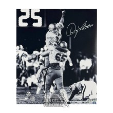 Doug Flutie Autographed Boston College 16x20 Photo - BAS (White Ink, Celebration)