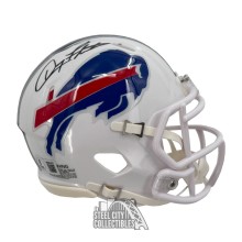 Doug Flutie Autographed Buffalo Bills Speed Mini Football Helmet - BAS