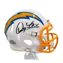 Doug Flutie Autographed San Diego Chargers Speed Mini Football Helmet - BAS